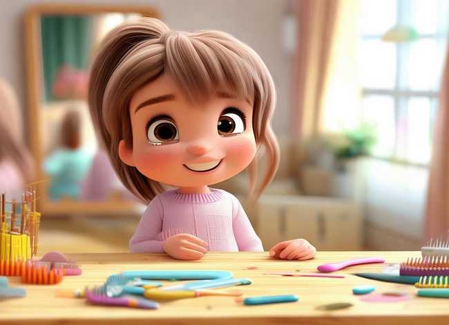 梳头发教程简单儿童 梳头发教程简单儿童图片