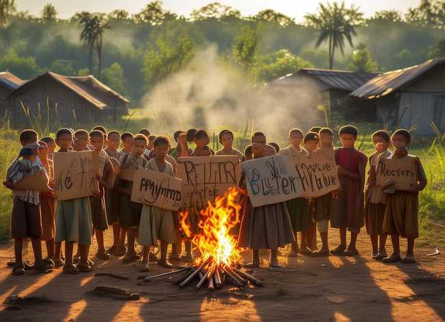 儿童革命故事主题画（儿童革命主题绘画）