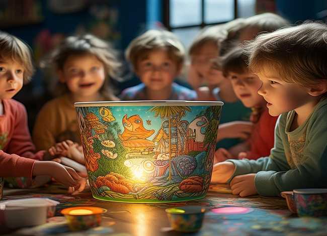 纸杯故事儿童；纸杯绘本故事