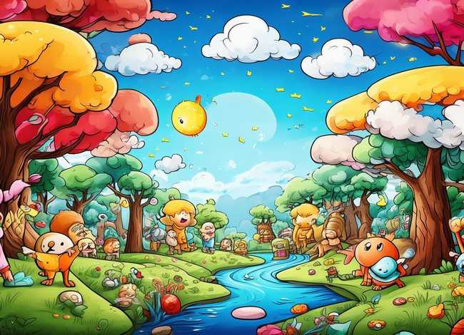 儿童绘画故事电子版；绘画幼儿故事