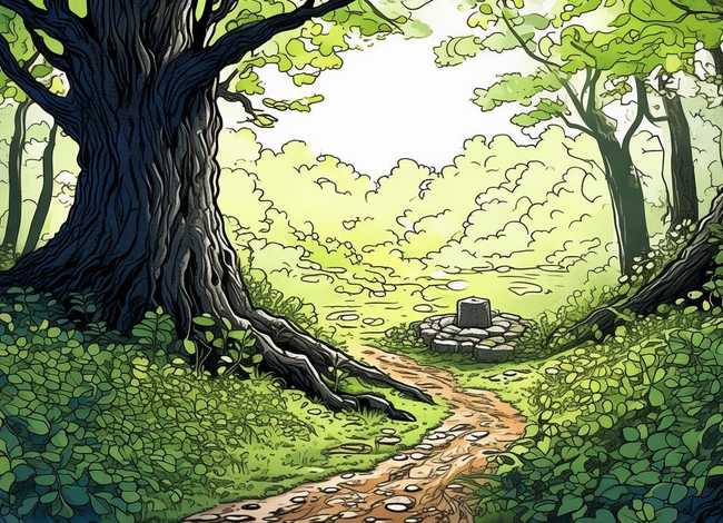 森林里故事多简笔画（森林里的故事简笔画简单）