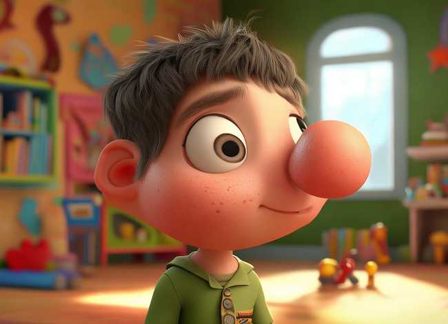 匹诺曹的鼻子儿童故事 - 幼儿故事匹诺曹的鼻子