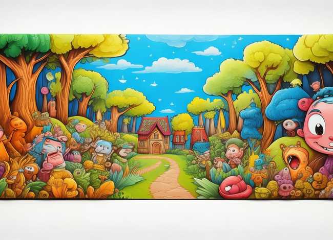 儿童绘本故事图片素材（儿童绘本故事图片横版素材）