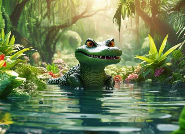 儿童故事大鳄鱼 - 大鳄鱼的故事幼儿故事