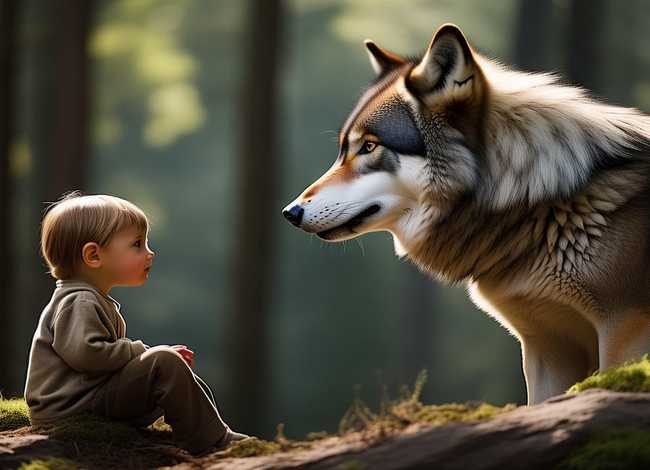 狼和小孩儿童故事，狼和小孩儿的故事讲了什么道理