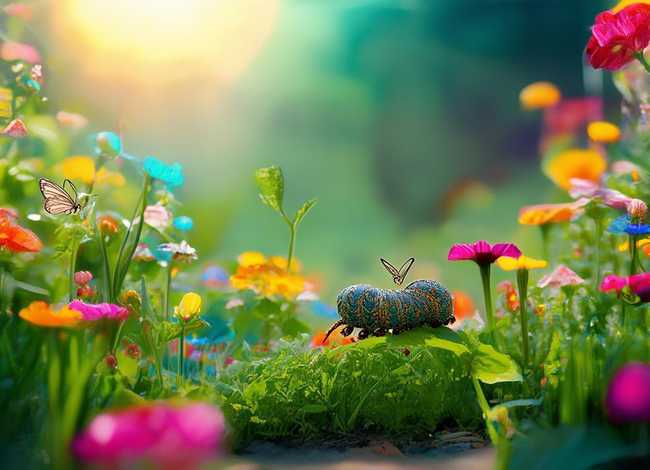 毛毛虫的小故事 毛毛虫的小故事100字左右