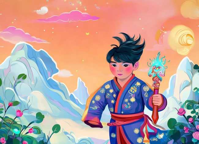 哪吒的故事儿童版英语简单（哪吒的故事英语作文）