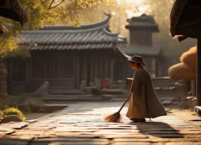 三顾茅庐书童轻扫庭院有什么讲究，三顾茅庐书童台词