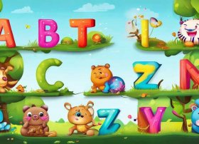 儿童英文字母故事（英文字母故事绘画）