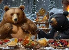 三只熊故事图片，三只熊故事图片高清