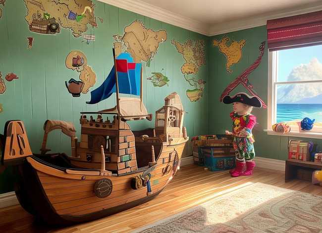 儿童海盗房间（儿童海盗房间设计）