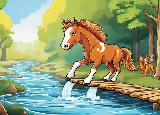 小马过河的故事图片儿童绘本(小马过河故事图片完整 绘本) 小马过河的故事图片儿童绘本(小马过河故事图片完整 绘本)