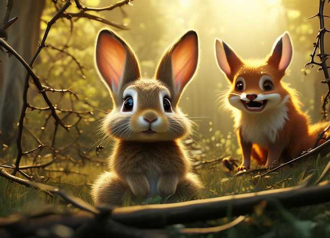 儿童动物危险故事，小动物遇到危险的故事