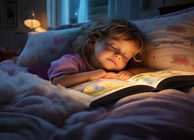 儿童听故事入睡、幼儿听故事睡觉