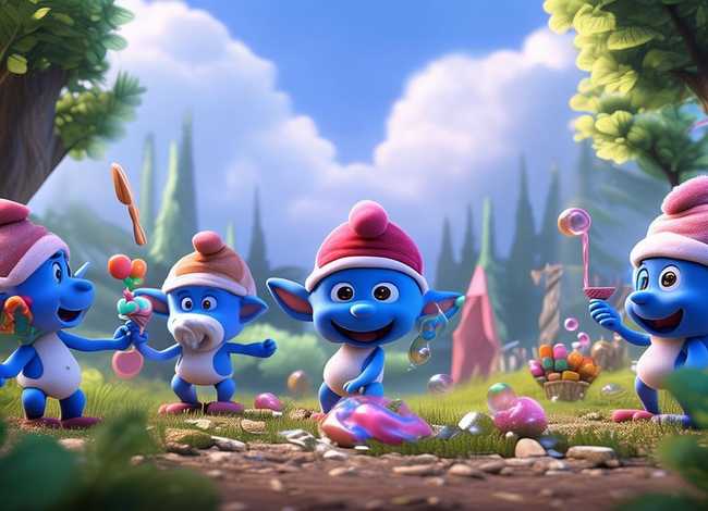 蓝精灵儿童动画片故事；蓝精灵动画片儿童版