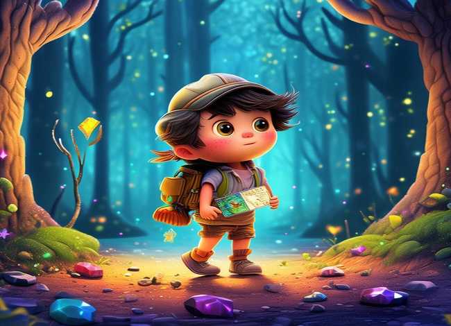 小朋友探险、小朋友探险简笔画 小朋友探险、小朋友探险简笔画