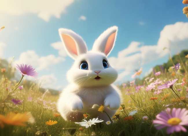 儿童故事小白兔白又白儿歌 - 儿歌童谣小白兔白又白