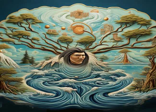 神话故事绘画精卫填海思维导图 神话故事绘画精卫填海思维导图怎么画