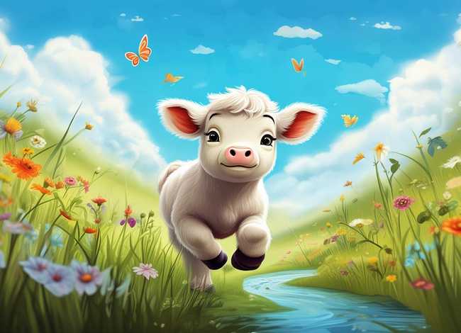 有关小牛的绘本 - 有关小牛的绘本故事