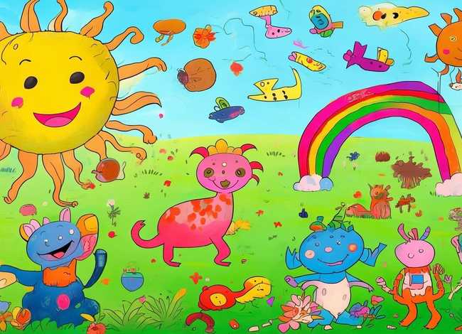 幼儿图画故事作品，幼儿图画故事作品图片