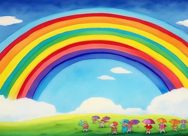 彩虹的故事绘本 彩虹的故事绘本图片 彩虹的故事绘本 彩虹的故事绘本图片