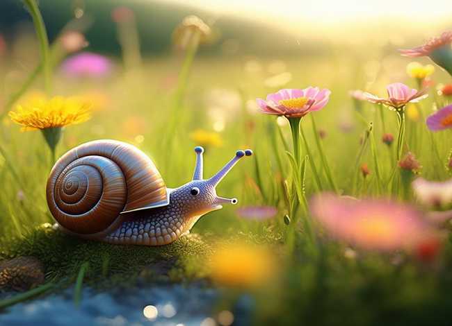 小蜗牛儿童故事朗诵 儿歌朗诵小蜗牛