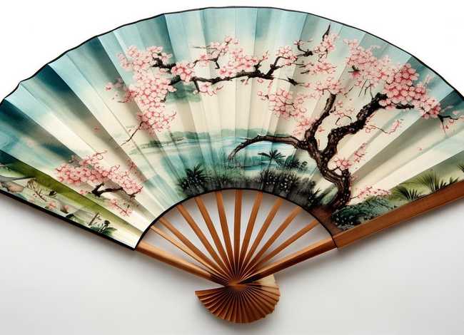 团扇绘画素材，团扇绘画素材高清