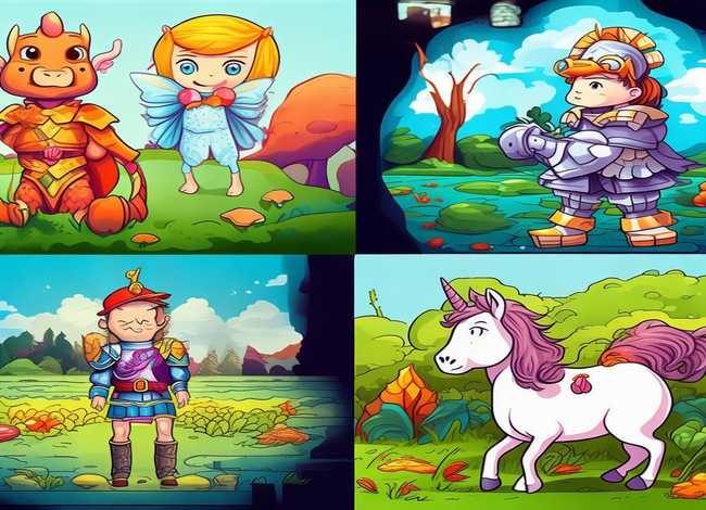 儿童故事简笔画4幅图，儿童故事简笔画图片大全大图