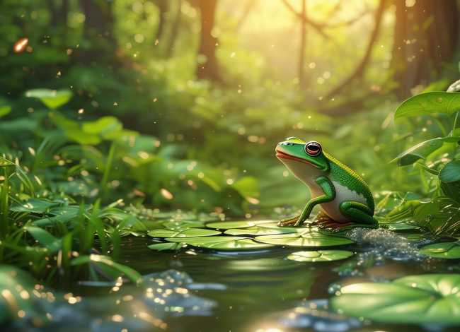 唱歌的小青蛙故事，唱歌的小青蛙故事表演