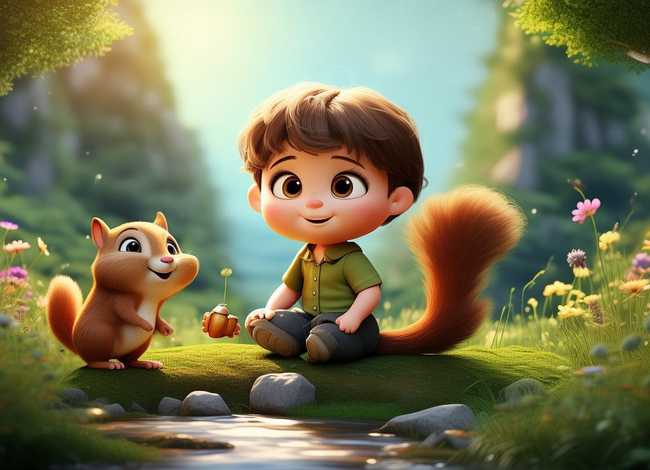 儿童简短小故事配图（儿童小故事简短文字图片）