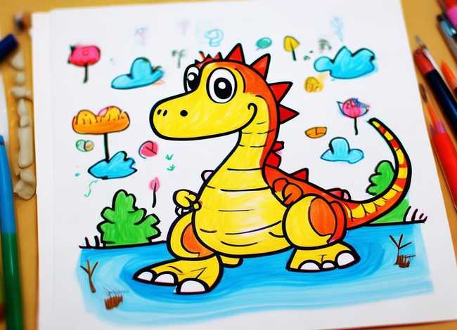 儿童恐龙简笔画介绍；儿童恐龙简笔画介绍图片大全