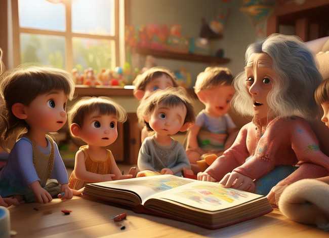 儿童听故事学古诗；幼儿听故事的古诗