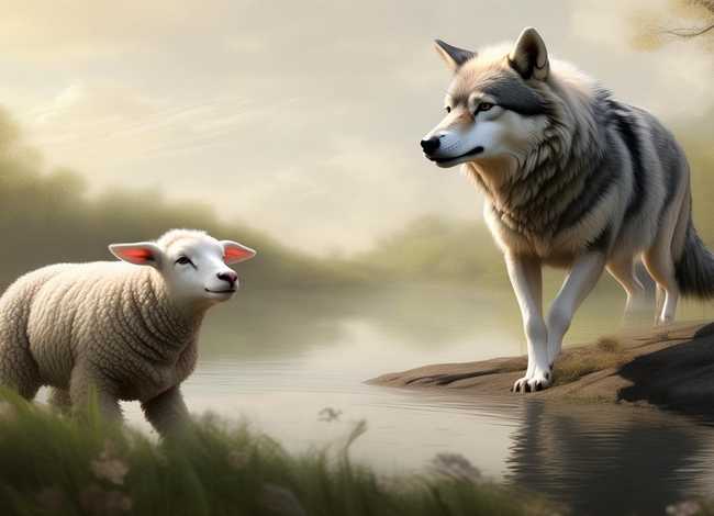 狼与小羊儿童故事，狼与小羊的故事
