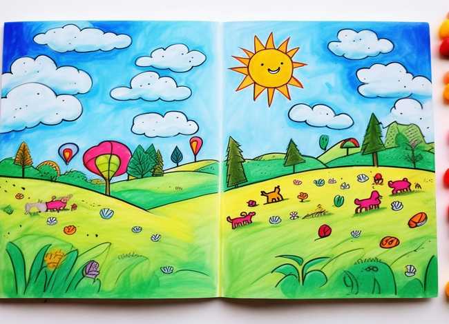 儿童马克笔绘画大全简单；儿童马克笔绘画大全简单又漂亮