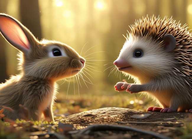 刺猬的故事;兔子和刺猬的故事 刺猬的故事;兔子和刺猬的故事