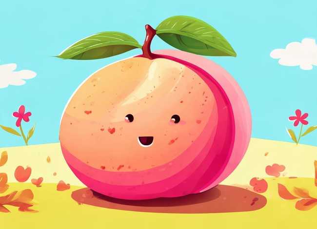 桃儿童画 桃简笔画 儿童