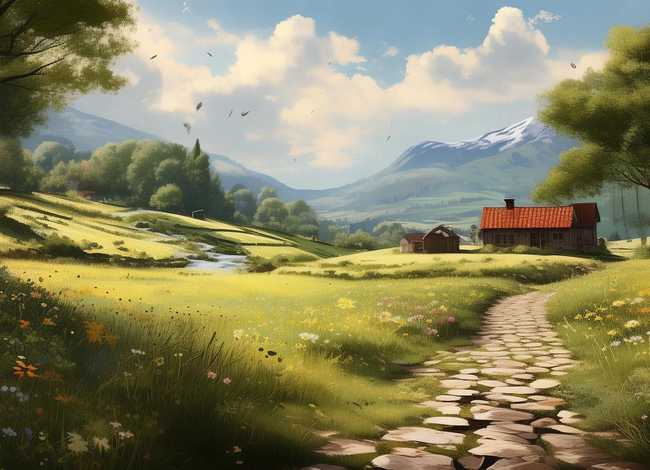 搜索乡村故事片，乡村故事的图片出来叫我选一个