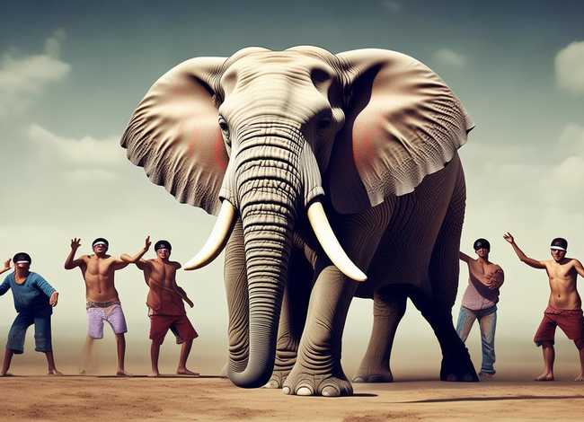 盲人摸象的故事说明了信息具有()特征（盲人摸象的故事说明了信息具有什么特征）