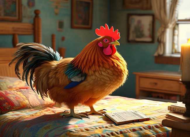 公鸡睡前故事；公鸡睡前故事100篇