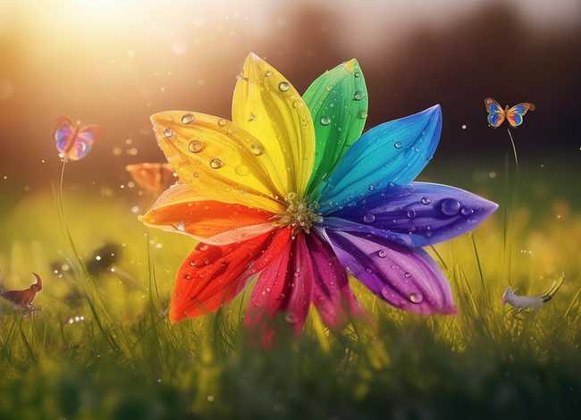 七色花简单故事 七色花简单的故事