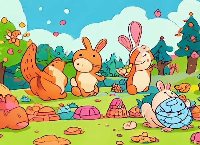 幼儿动物故事简笔画、幼儿动物故事简笔画图片