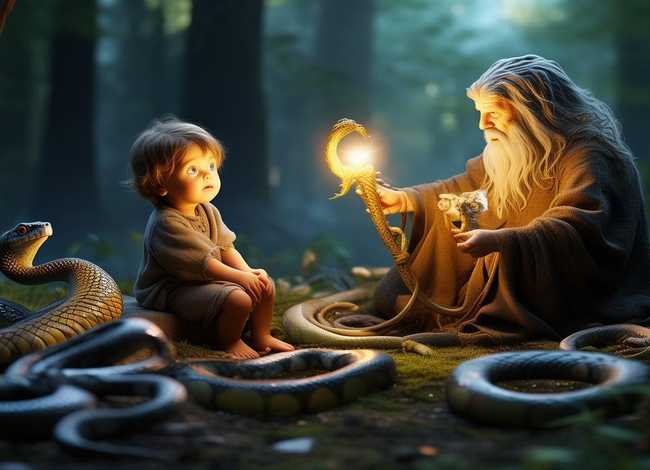 儿童睡前故事蛇妖，蛇的故事大全 睡前故事