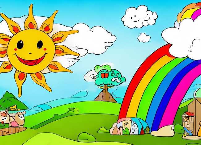 4 6岁儿童简笔画涂色话本打印版免费版（4~6岁简笔画）