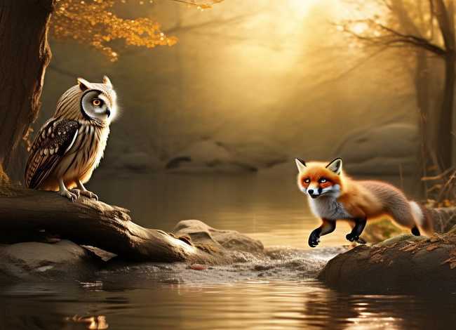 小狐狸的故事 大灰狼和小狐狸的故事