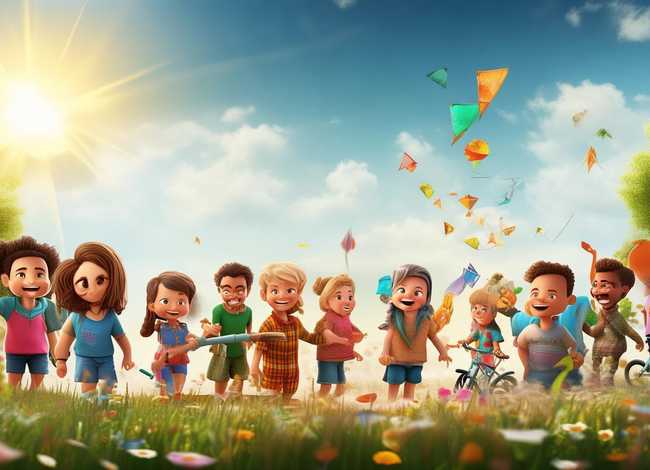 阳光下的成长儿童画（阳光下的成长儿童画怎么画）