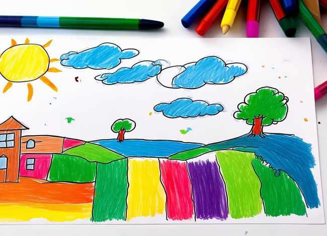 4 6岁儿童简笔画涂色打印 4~6岁简笔画