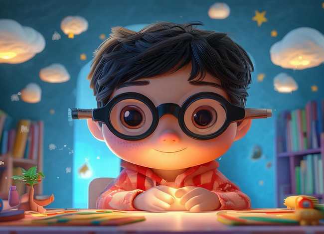 近视眼的儿童故事；近视眼的故事动画片