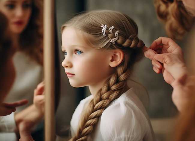 爸妈分享给白化病女儿梳的发型 爸妈分享给白化病女儿梳的发型视频