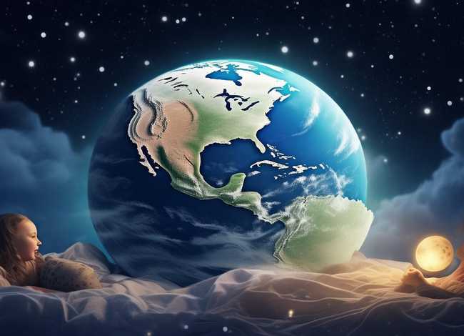 地球的故事儿童睡前故事 - 幼儿睡前故事,关于地球的故事