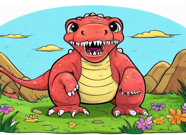 恐龙儿童涂色画打印大图(恐龙涂色画打印大图简单) 恐龙儿童涂色画打印大图(恐龙涂色画打印大图简单)